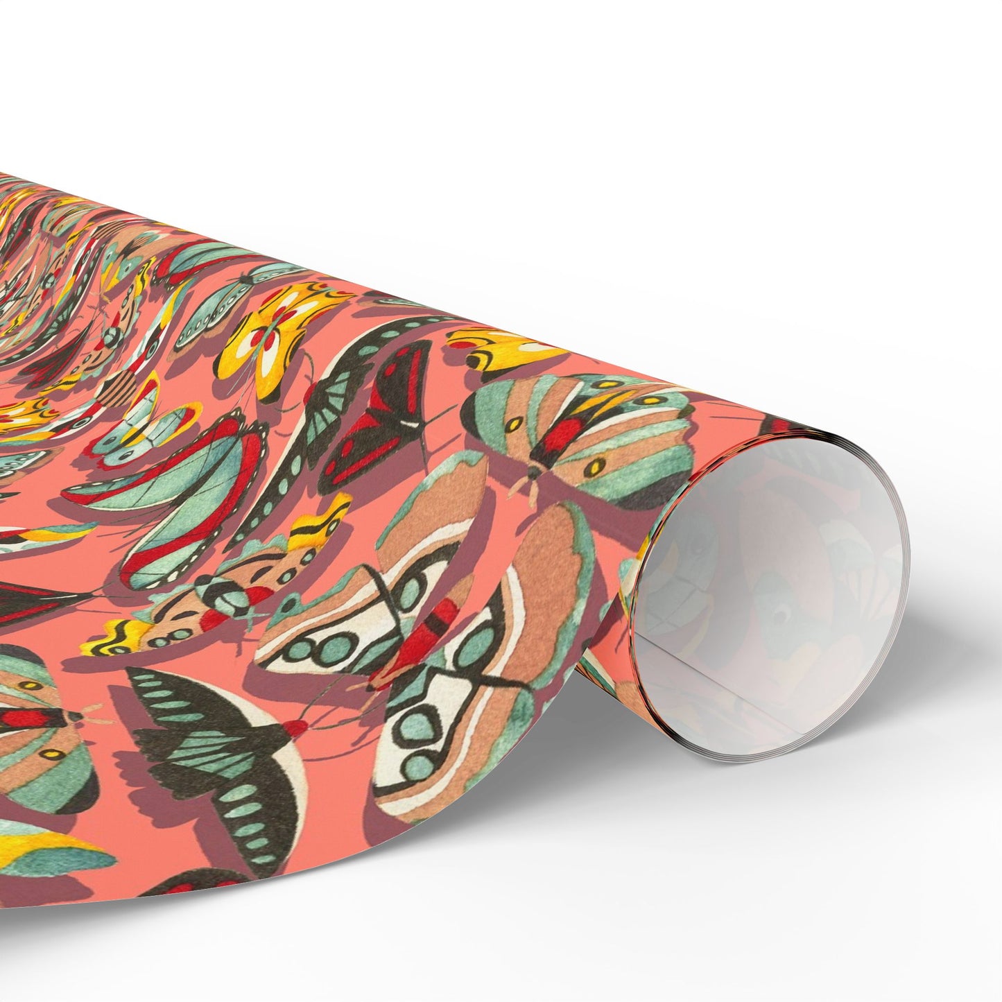 Colorful Butterfly Wrapping Paper - Vibrant Floral Gift Wrap for All Occasions