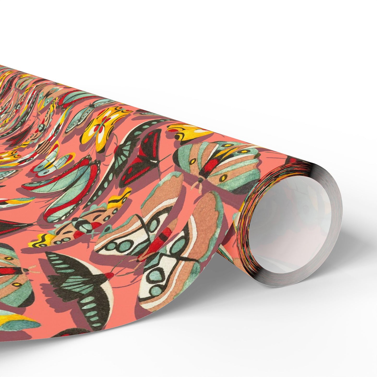 Colorful Butterfly Wrapping Paper - Vibrant Floral Gift Wrap for All Occasions