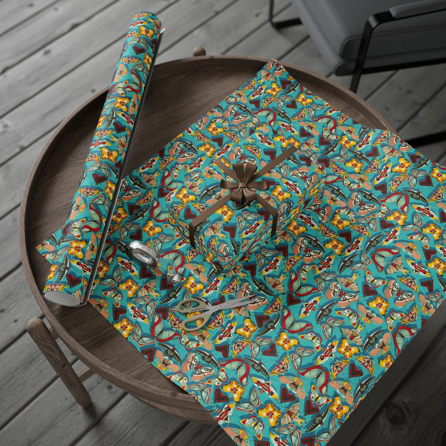 Colorful Butterfly Wrapping Paper – Perfect for Gifts, Parties, and Celebrations