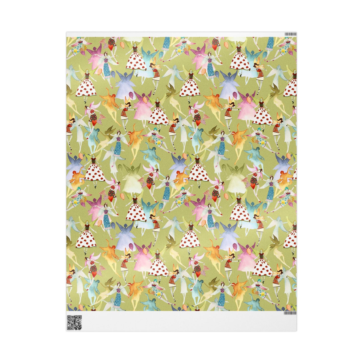 Baby Green Fairy Wrapping Paper
