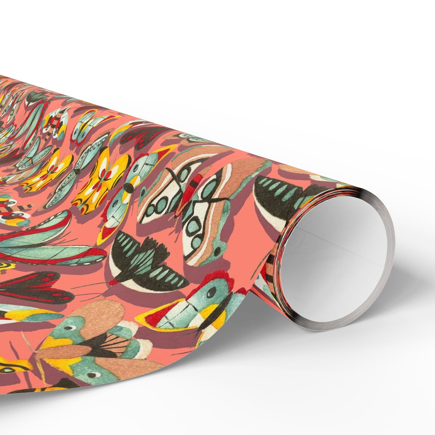Colorful Butterfly Wrapping Paper - Vibrant Floral Gift Wrap for All Occasions