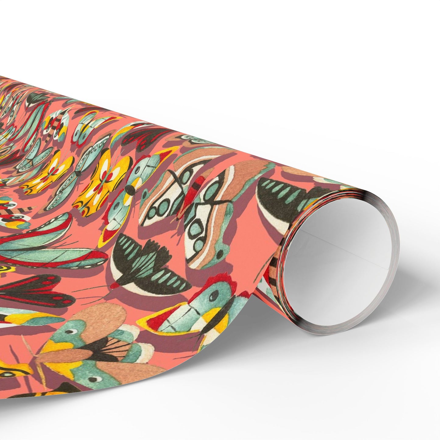 Colorful Butterfly Wrapping Paper - Vibrant Floral Gift Wrap for All Occasions
