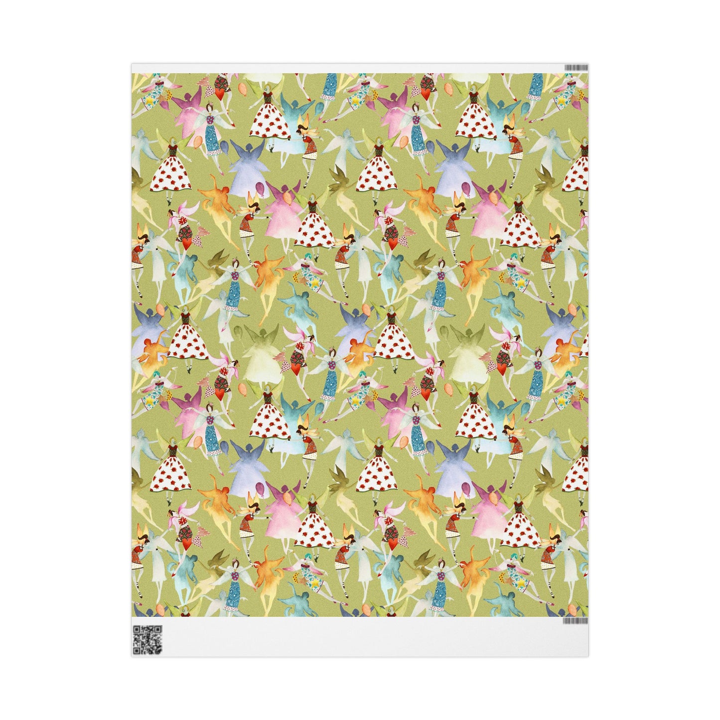 Baby Green Fairy Wrapping Paper