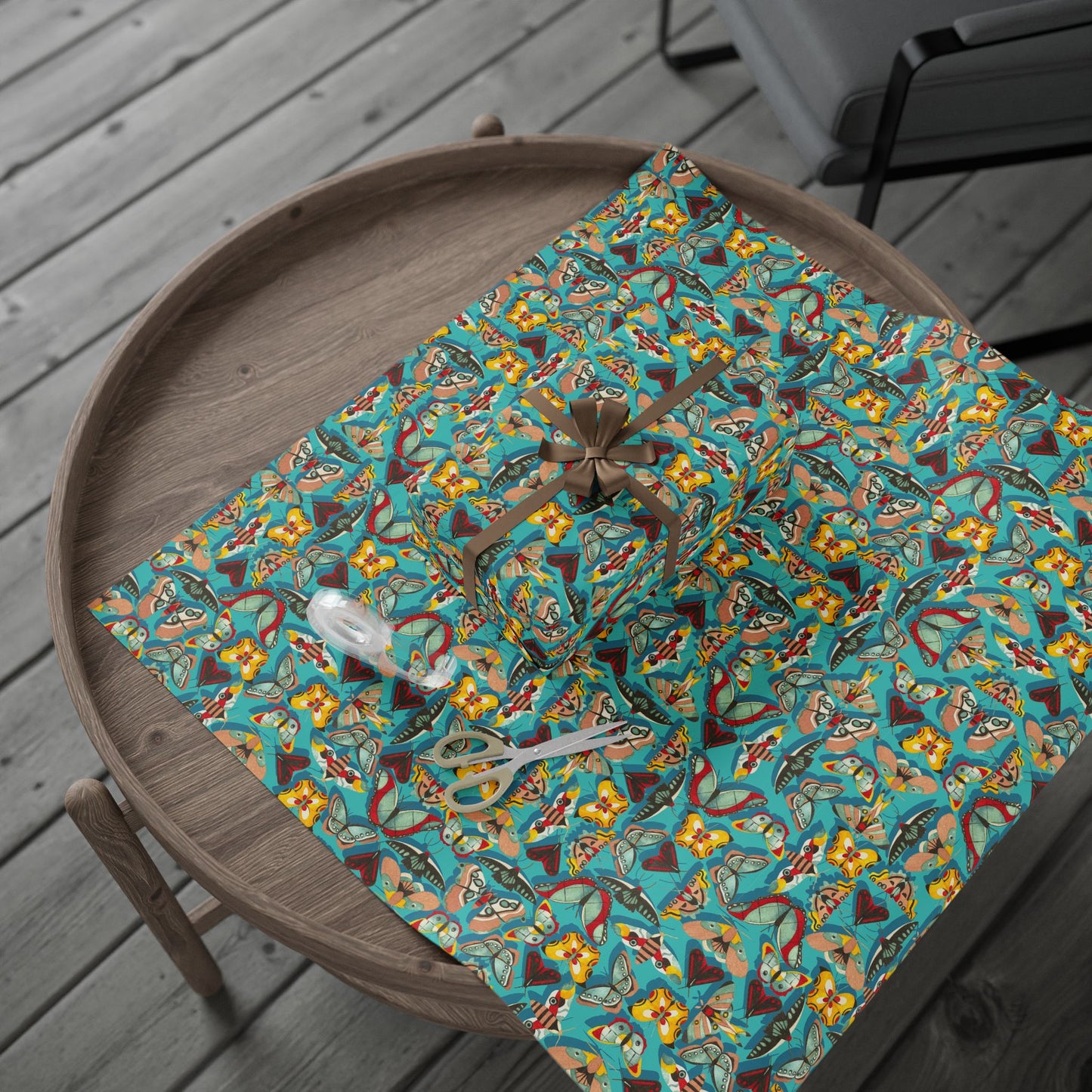Colorful Butterfly Wrapping Paper – Perfect for Gifts, Parties, and Celebrations