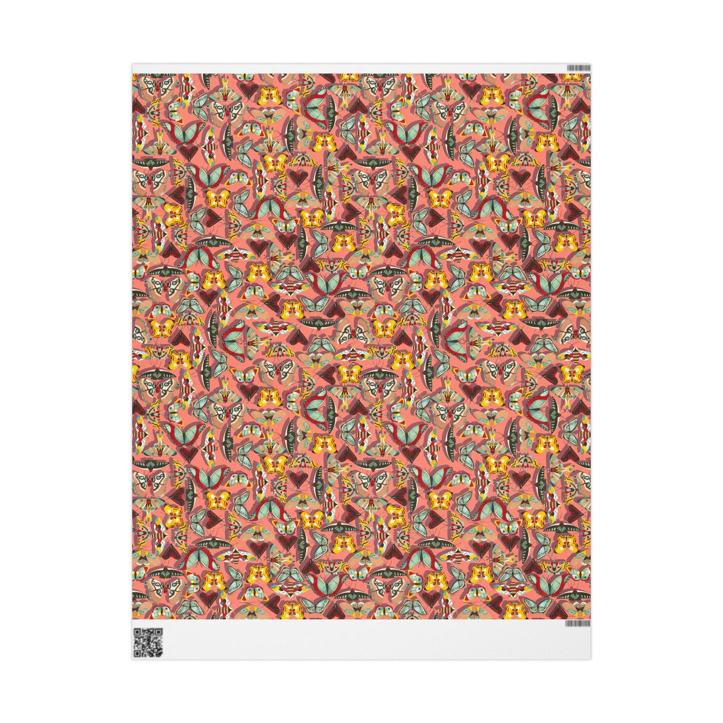 Colorful Butterfly Wrapping Paper - Vibrant Floral Gift Wrap for All Occasions