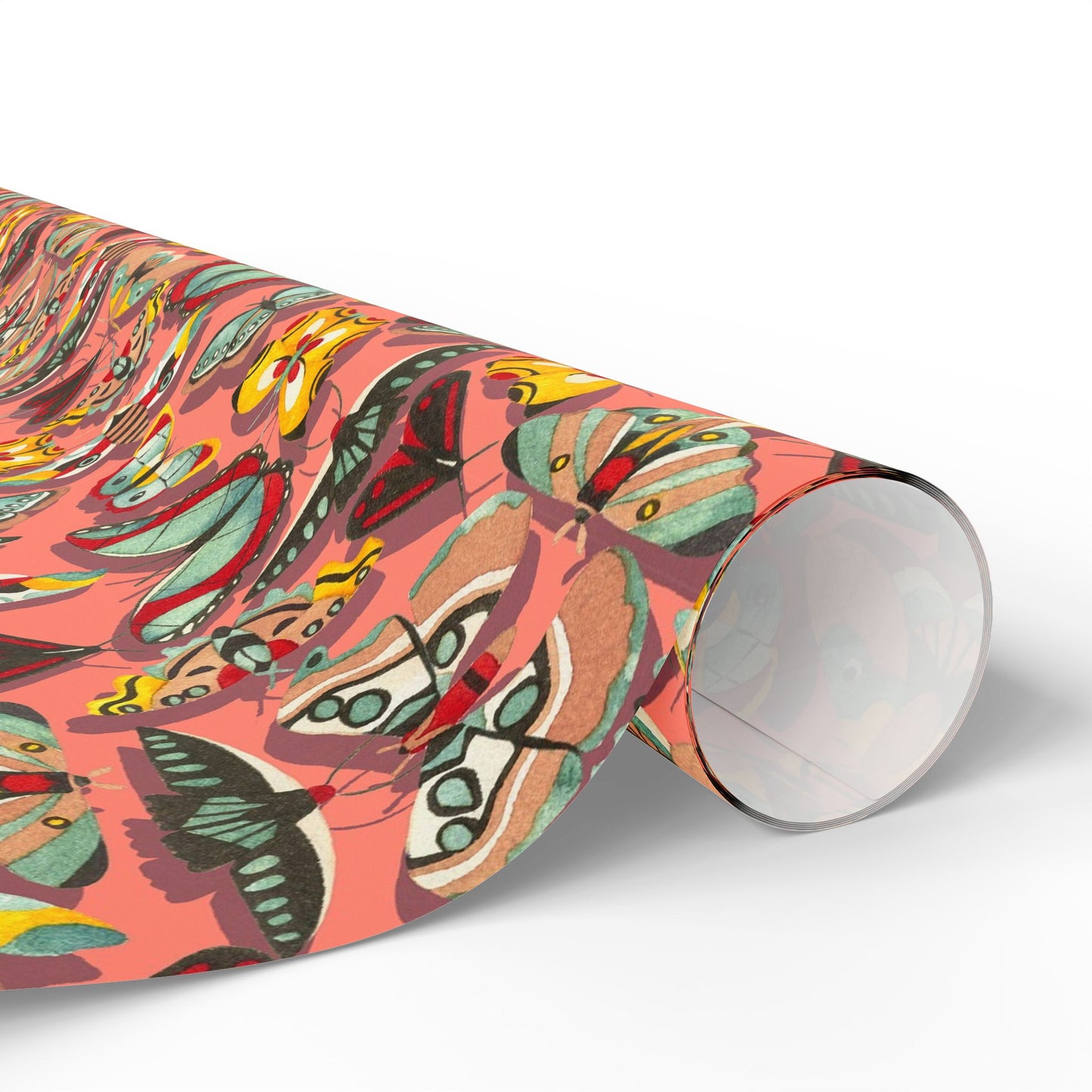 Colorful Butterfly Wrapping Paper - Vibrant Floral Gift Wrap for All Occasions