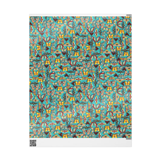 Colorful Butterfly Wrapping Paper – Perfect for Gifts, Parties, and Celebrations