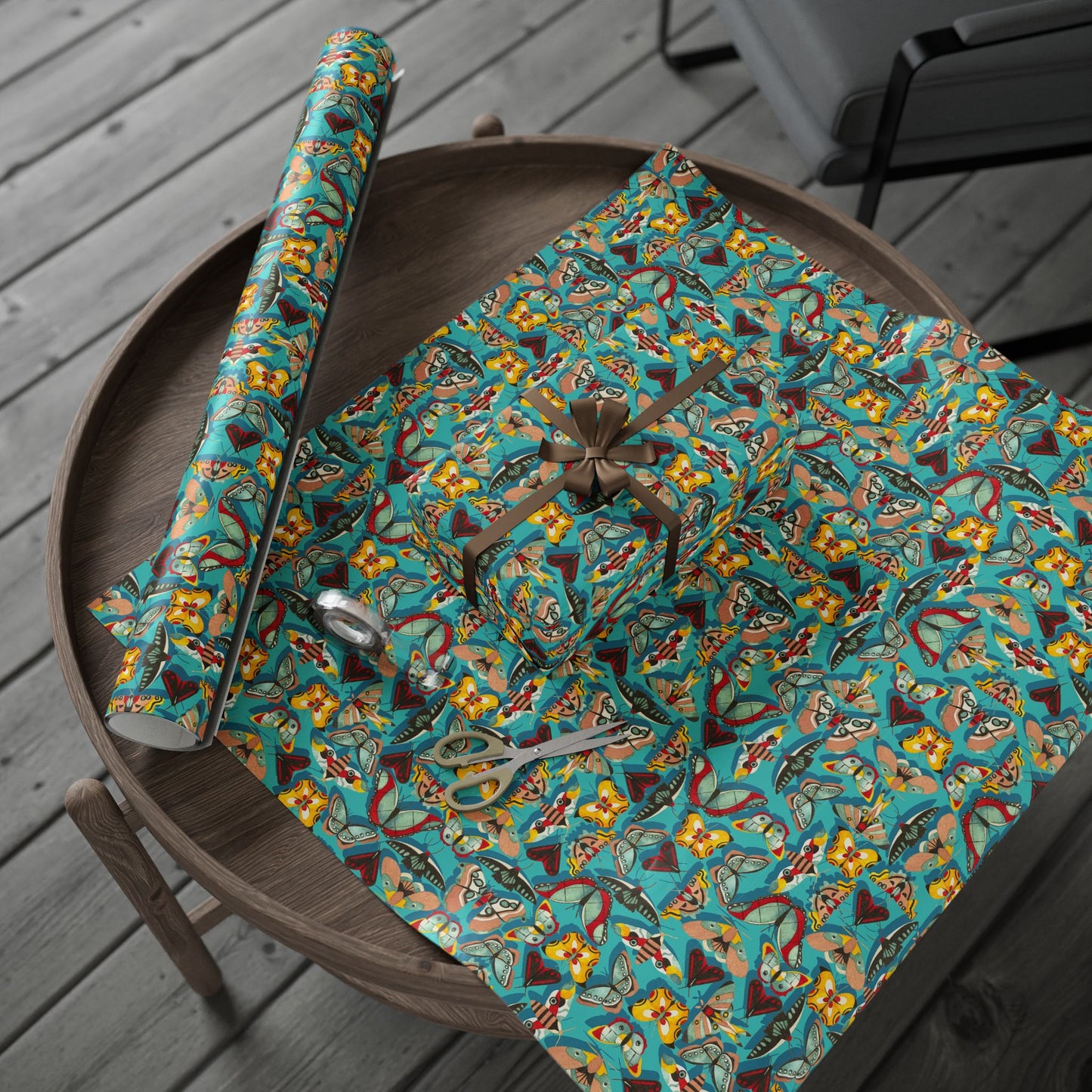 Colorful Butterfly Wrapping Paper – Perfect for Gifts, Parties, and Celebrations