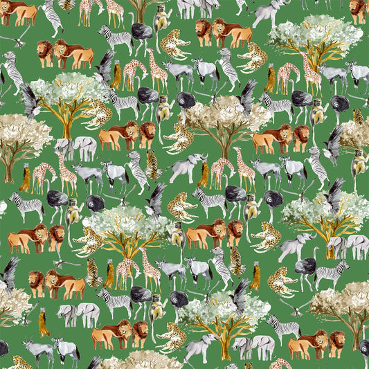 African Safari Hunter Green