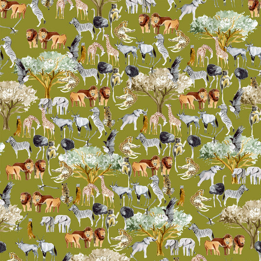 African Safari Yellow Green